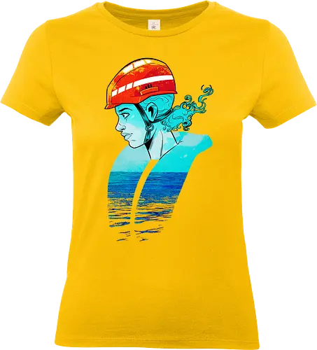 Seenotretterin - seenotrettung, seapunks, seenotretterin, mittelmeer - Standard T-Shirt (Frauen)