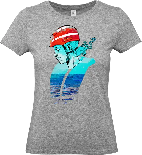 Seenotretterin - seenotrettung, seapunks, seenotretterin, mittelmeer - Standard T-Shirt (Frauen)