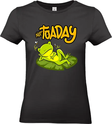 not toaday  - toad, frog, bored, cool, animal, reptile, fun, cute - Standard T-Shirt (Frauen)