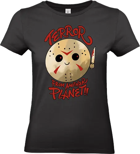 cute terror - horror, halloween, cool, cute, fun, funny, planet, galaxy - Standard T-Shirt (Frauen)