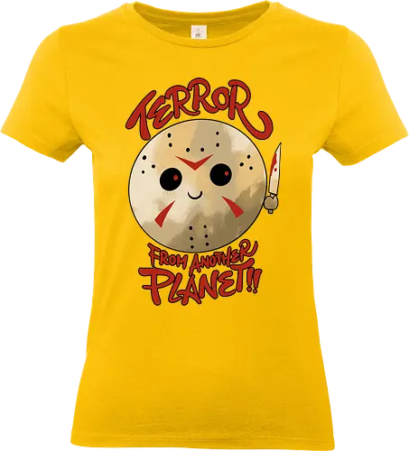 cute terror - horror, halloween, cool, cute, fun, funny, planet, galaxy - Standard T-Shirt (Frauen)