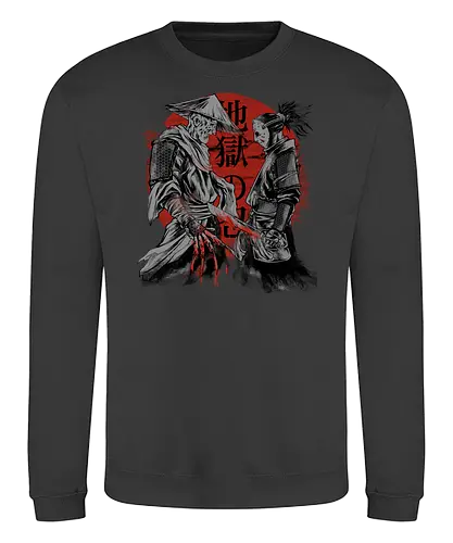forbidden battle - samurai, ronin, shinobi, japanese, horror, halloween, jason, freddy - Sweatshirt