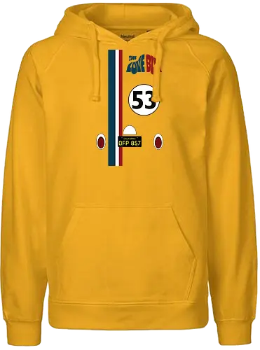 Beetle Herbie Art - Beetle, Car, Auto, Love Bug - Fairtrade Hoodie