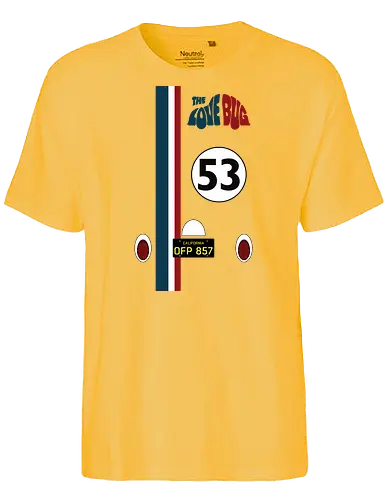 Beetle Herbie Art - Beetle, Car, Auto, Love Bug - Fairtrade T-Shirt