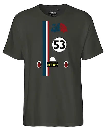 Beetle Herbie Art - Beetle, Car, Auto, Love Bug - Fairtrade T-Shirt