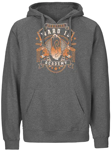 Shooting Academy - from the ashes, gamer, gaming, video game, video games, crystal, fantasy, adventure, rpg, remains - Fairtrade Hoodie