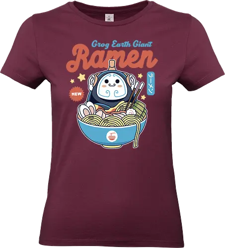 The Earth Giant Ramen - game, gaming, gamer, video games, giant, village, ocean, farming, simulator, indie, cute, harvest - Standard T-Shirt (Frauen)