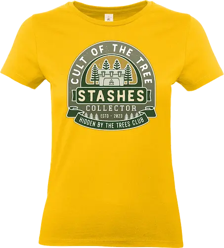 Cult Stashes Collector Crest - alan, video game, video games, gaming, gamer, control, american nightmare, night springs, deer fest, oh deer diner, coffee thermos, bright, falls - Standard T-Shirt (Frauen)