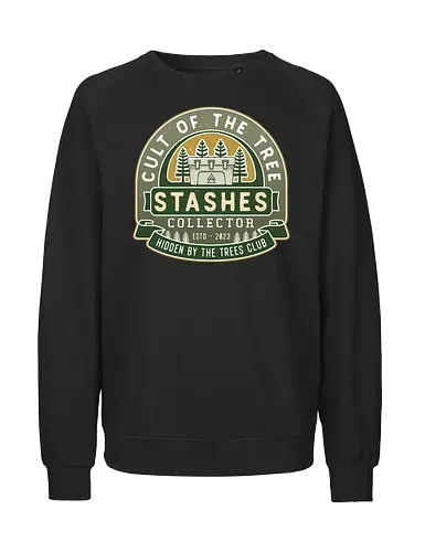 Cult Stashes Collector Crest - alan, video game, video games, gaming, gamer, control, american nightmare, night springs, deer fest, oh deer diner, coffee thermos, bright, falls - Fairtrade Sweatshirt