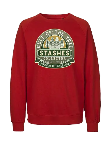 Cult Stashes Collector Crest - alan, video game, video games, gaming, gamer, control, american nightmare, night springs, deer fest, oh deer diner, coffee thermos, bright, falls - Fairtrade Sweatshirt