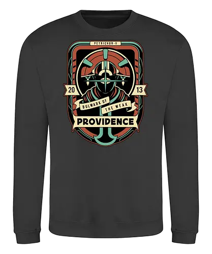 Twin God Crest - ukulele, monsters, space, providence, indie game, gaming, video games, gamer, roguelike, roguelite - Sweatshirt