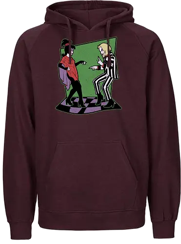 Beetle and Girl Dance - Dance, Music, Tv Show, Movie, Ghost, Stories, Creepy, Spooky, Spooky Season, Summoning, Summon, Summoned, Demon, Demons, Classic Horror, Cult Classic, Classic, Vintage, Retro, Retro Vintage, Exorcism, Exorcist - Fairtrade Hoodie