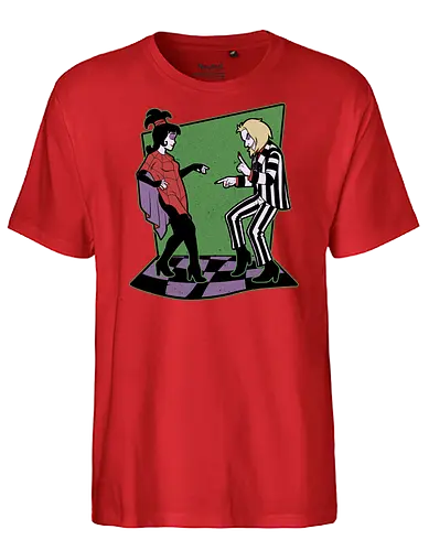Beetle and Girl Dance - Dance, Music, Tv Show, Movie, Ghost, Stories, Creepy, Spooky, Spooky Season, Summoning, Summon, Summoned, Demon, Demons, Classic Horror, Cult Classic, Classic, Vintage, Retro, Retro Vintage, Exorcism, Exorcist - Fairtrade T-Shirt