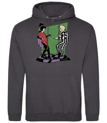Beetle and Girl Dance - Dance, Music, Tv Show, Movie, Ghost, Stories, Creepy, Spooky, Spooky Season, Summoning, Summon, Summoned, Demon, Demons, Classic Horror, Cult Classic, Classic, Vintage, Retro, Retro Vintage, Exorcism, Exorcist - Standard Hoodie