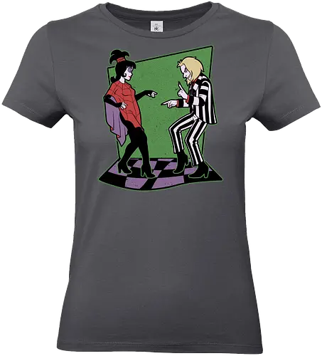Beetle and Girl Dance - Dance, Music, Tv Show, Movie, Ghost, Stories, Creepy, Spooky, Spooky Season, Summoning, Summon, Summoned, Demon, Demons, Classic Horror, Cult Classic, Classic, Vintage, Retro, Retro Vintage, Exorcism, Exorcist - Standard T-Shirt (Frauen)