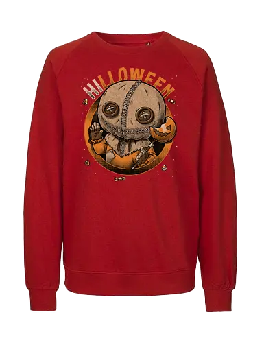 Samhain Halloween - halloween, autumn, fall, creepy, spooky, horror, horror movie, horror comedy, anthology, slasher, movie, movies, demon, ghost, holiday, october, trick or treat, children, pun, funny, candy, adorable, cute, sam, samhain, spirit - Fairtrade Sweatshirt