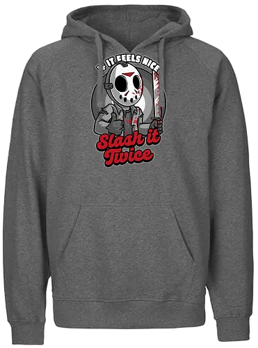 Feels Nice Horror - horror, movie, genre, movies, slasher, classic, classic horror, fun, funny, cult classic, serial killer, cartoon, spooky, scary, creepy, hockey, ice hockey, Friday - Fairtrade Hoodie