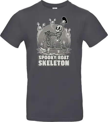 Spooky Boat Skeleton