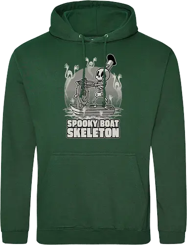 Spooky Boat Skeleton