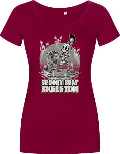 Spooky Boat Skeleton