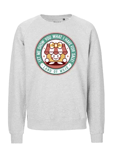 Marina Story Book Shopkeeper - thrash, storybook, honey badger, indie game, video game, gamer, gaming, adventure, magic - Fairtrade Sweatshirt