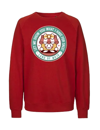 Marina Story Book Shopkeeper - thrash, storybook, honey badger, indie game, video game, gamer, gaming, adventure, magic - Fairtrade Sweatshirt