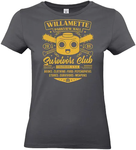 Willamette Parkview Survivor - zombie, servbot, video game, gaming, gamer, survival horror, terror, Horror, biohazard - Standard T-Shirt (Frauen)