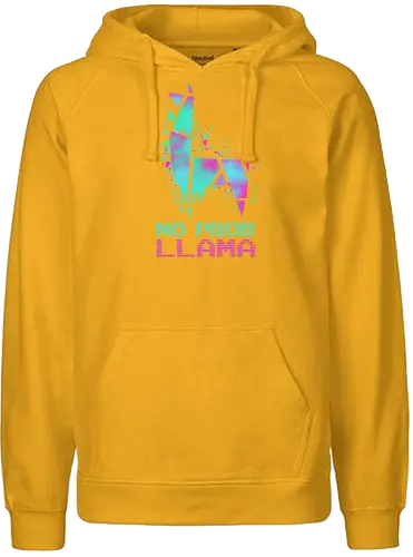No Probllama - no probllama, no problem, llama, battle royale, gamer, colorful gaming - Fairtrade Hoodie