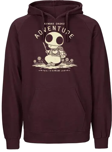Mushroom Adventure - mushroom kingdom, videogame, classic videogame, mushroom toad, adventurer, mario, gamer, retro gamer, kingdom - Fairtrade Hoodie