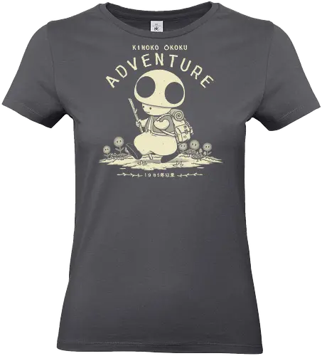 Mushroom Adventure - mushroom kingdom, videogame, classic videogame, mushroom toad, adventurer, mario, gamer, retro gamer, kingdom - Standard T-Shirt (Frauen)