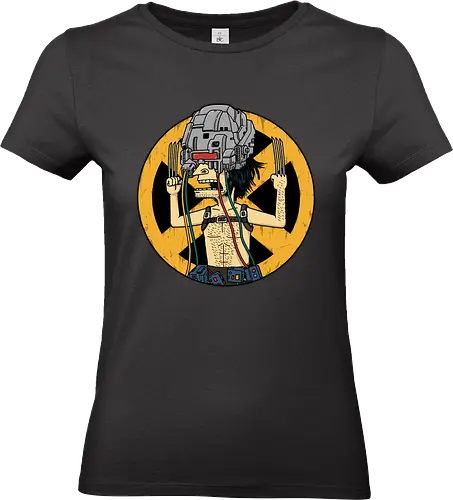 Weaponholio X - weapon x, Superhero, weapon-x, comics, funny cartoons, savage mutant, bungholio, snikt, adamantium, x-23, 90's cartoons, classic cartoons - Standard T-Shirt (Frauen)
