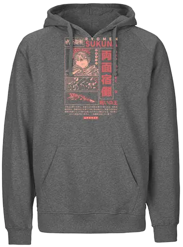The King of Curses - cursed king, cursed finger, anime, senpai, dark fantasy, goth, manga, shonen, japanese, kanji, jujutsu, streetwear, otaku, weeb, hypebeast - Fairtrade Hoodie