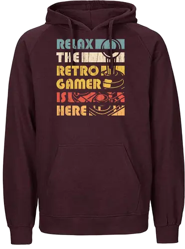 The Retro Gamer is here - demonigote, retro, vintage, gamer, pop - Fairtrade Hoodie