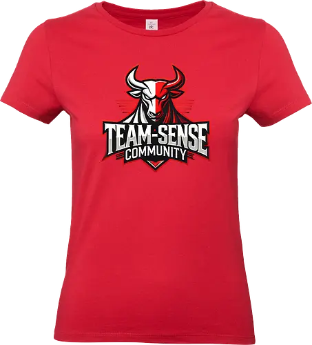 Team-Sense - Team-sense, Emblem, Stier - Standard T-Shirt (Frauen)