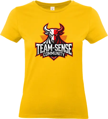 Team-Sense - Team-sense, Emblem, Stier - Standard T-Shirt (Frauen)