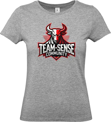 Team-Sense - Team-sense, Emblem, Stier - Standard T-Shirt (Frauen)