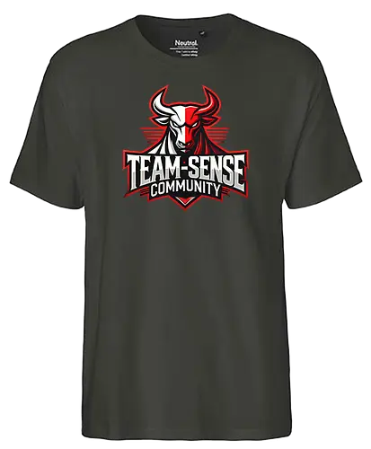 Team-Sense - Team-sense, Emblem, Stier - Fairtrade T-Shirt