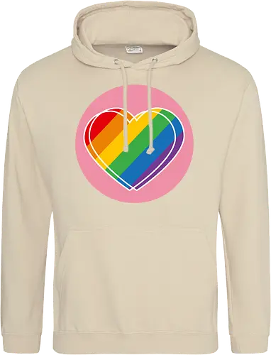 Pride Herz - Kreis - Standard Hoodie