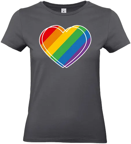 Pride Herz - Standard T-Shirt (Frauen)