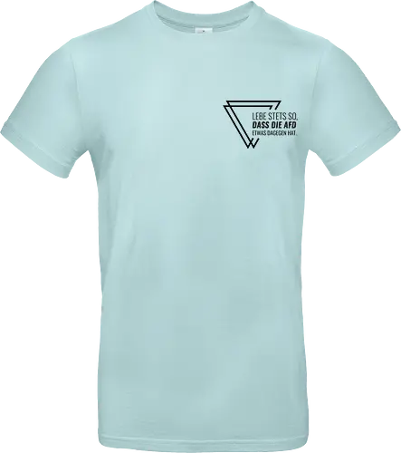 Lebe stets so... - Pocket - schwarz