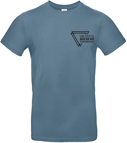 Lebe stets so... - Pocket - schwarz - Standard T-Shirt
