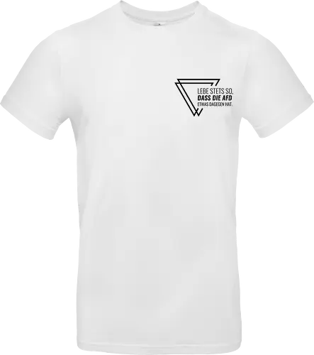 Lebe stets so... - Pocket - schwarz