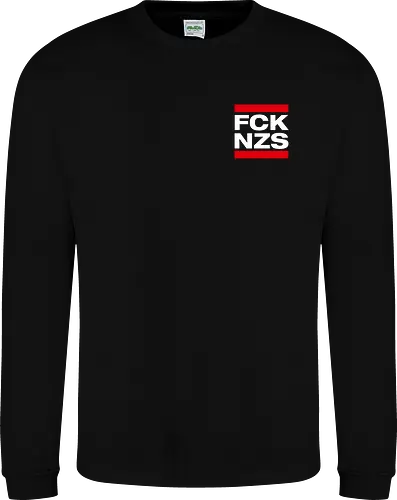 FCK NZS - Pocket - weiß - Sweatshirt