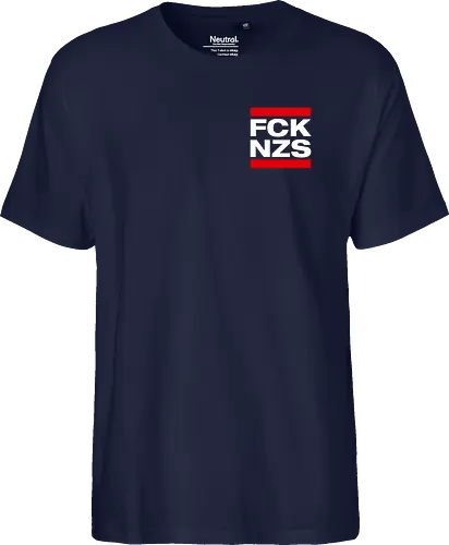 FCK NZS - Pocket - weiß - Fairtrade T-Shirt