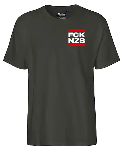 FCK NZS - Pocket - weiß - Fairtrade T-Shirt