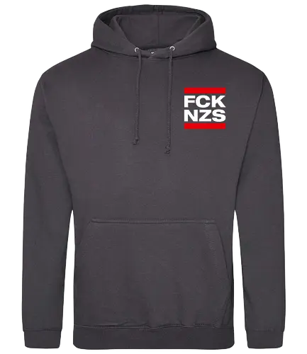 FCK NZS - Pocket - weiß - Standard Hoodie