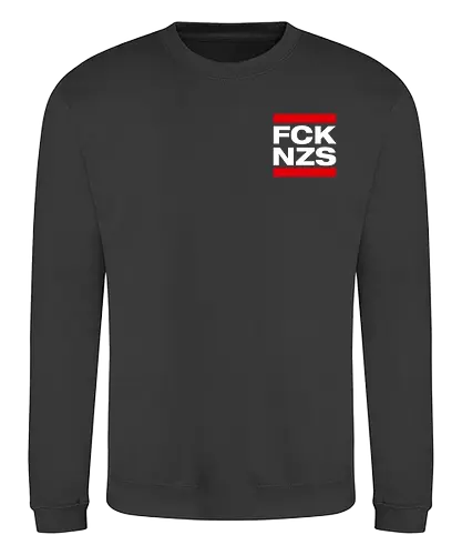 FCK NZS - Pocket - weiß - Sweatshirt