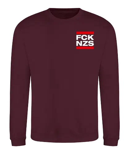 FCK NZS - Pocket - weiß - Sweatshirt