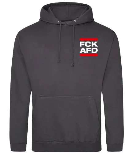 FCK AFD - Pocket - weiß - Standard Hoodie