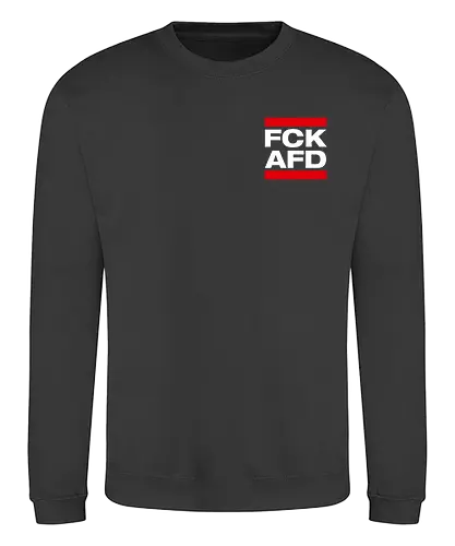 FCK AFD - Pocket - weiß - Sweatshirt
